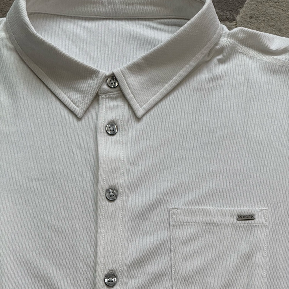 Vuori White Men's Shirt by